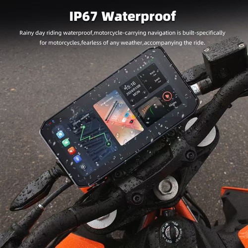 WHIXO Wireless Carplay Android Auto Moto Stereo, IPS HD Screen, Dual Camera - Picture 13 of 17