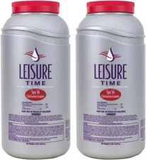 Leisure Time E5 Spa 56 Chlorinating Granules for Spas/Hot Tubs 5-Pounds (2 Pack)