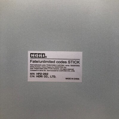 HORI Fate unlimited codes STICK PS2 controller Tested