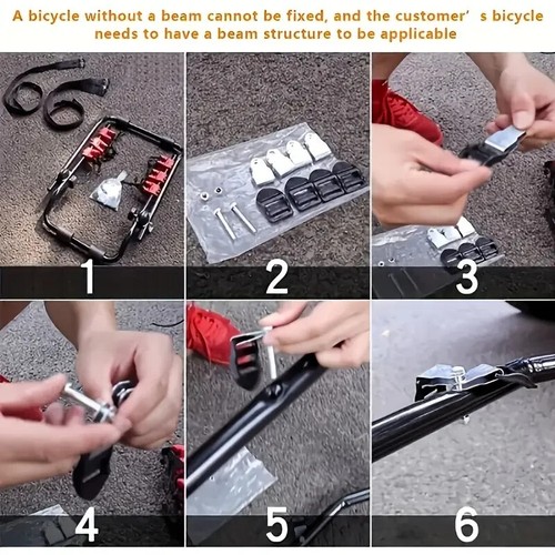 portabici posteriore auto SUPPORTO PORTABICI POSTERIORE PER TRASPORTO PER 3BICI - Foto 3 di 4