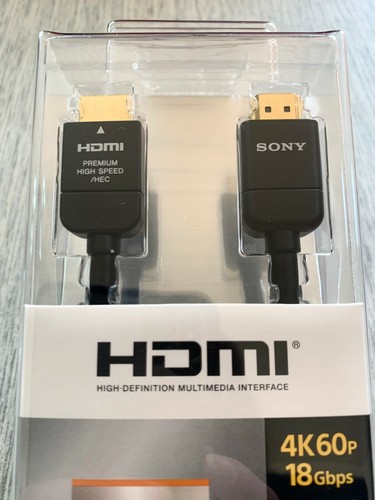 Sony DLC-HX15 HX Series Premium HDMI Cable 1.5m High Speed 4K 60P 4K HDR UHD JPN - Picture 2 of 12