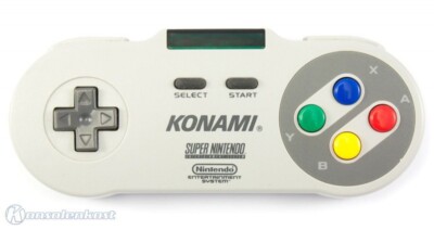 SNES - Wireless Controller / Pad #grau + Empfänger [Konami]