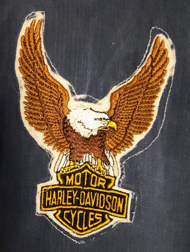 Levi's Harley Davidson Shirt Size Large Jean With Large Harley Davidson Patch - Picture 7 of 12