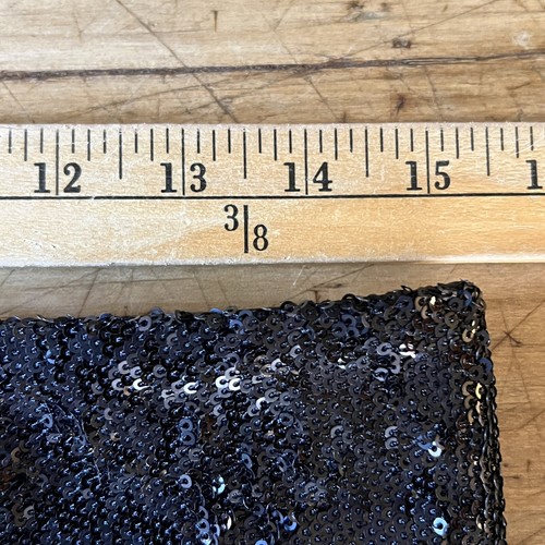 New White House Black Market Black Sequined Mini Skirt MSRP $120 Size 10 Party - Picture 5 of 10