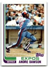1982 TOPPS ANDRE DAWSON MONTREAL EXPOS #540