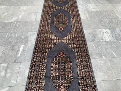 3x11 Vintage Afghan Hallway Runner Rug Kitchen Home Decor Runner Area Wool Rug - Picture 2 of 8
