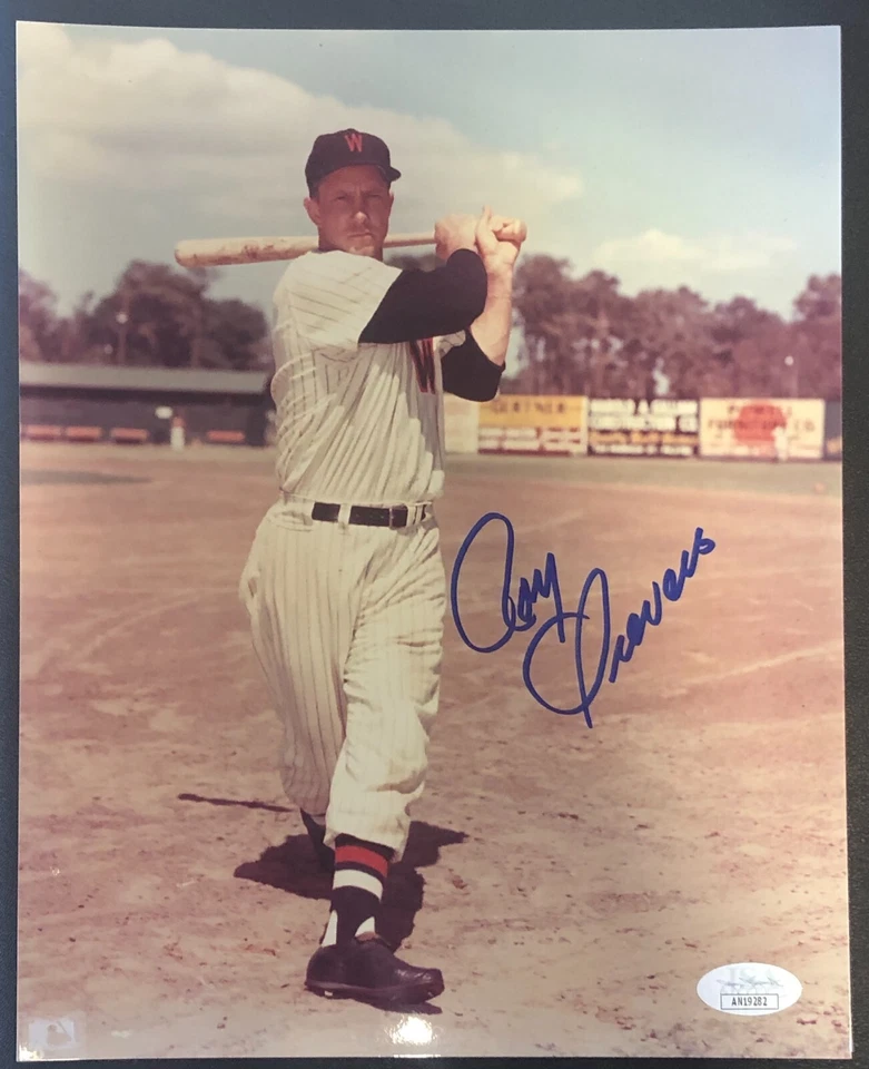 Roy Sievers Washington Senators Autograph Signature 8"x10" Photo JSA Certified - Image 2 of 4