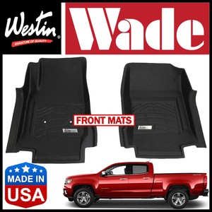 Details About Westin Wade Sure Fit 2015 2020 Chevrolet Colorado Front 1st Row Floor Mats Black