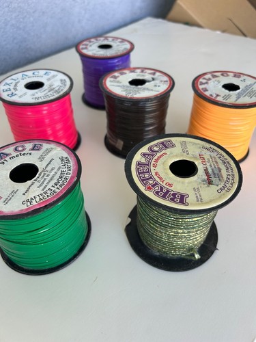 Rexlace Plastic Lacing 100yd spools You Choose color NEON colors - Picture 9 of 16