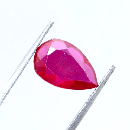 Natural Pink Sapphire 6.40 Ct Pear Cut Certified Rare Loose Faceted Gemstone - Picture 3 of 7