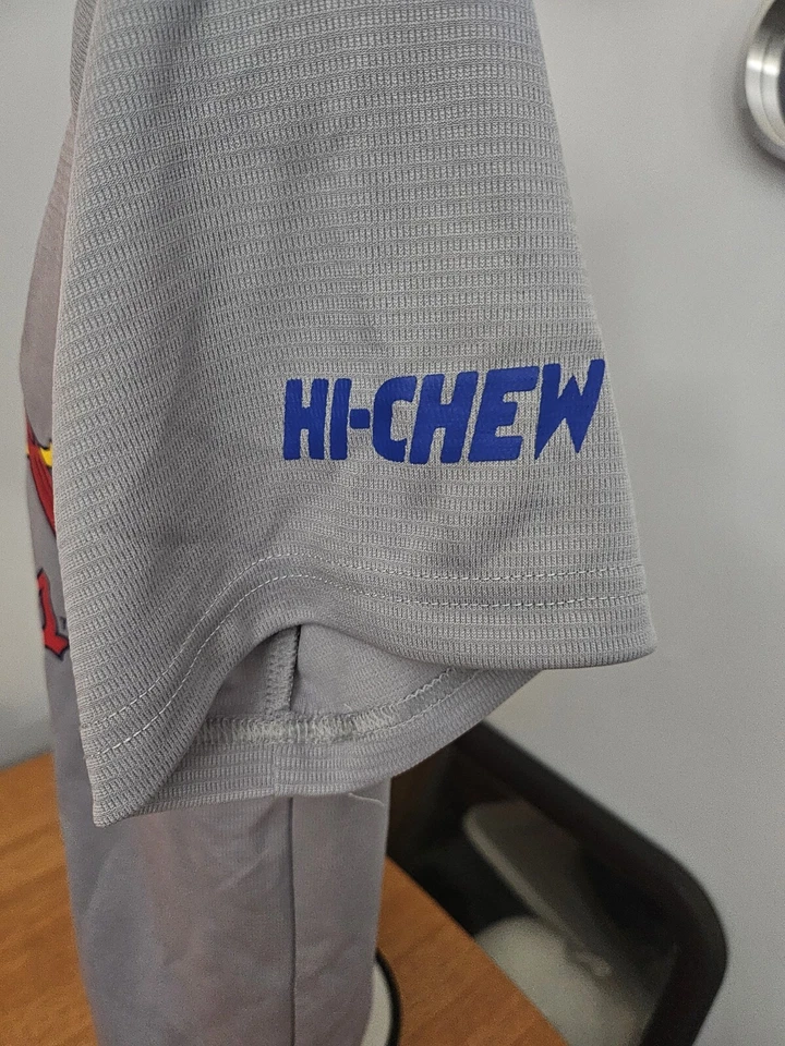 Camiseta SGA Hi-Chew MLB St Louis Cardinals Albert Pujols #5 Giveaway Youth GG  - Imagem 4 de 4