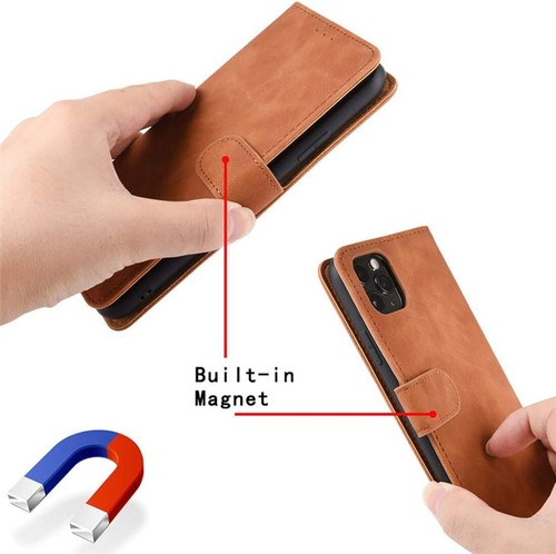 For Honor Magic 7 Lite, PU Premium Leather Phone Case With Card Slots - Picture 7 of 12