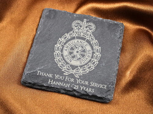 Square Personalised Marines, Royal Navy, RAF, Ambulance, Police, Fire, NHS, Army - Picture 1 of 5