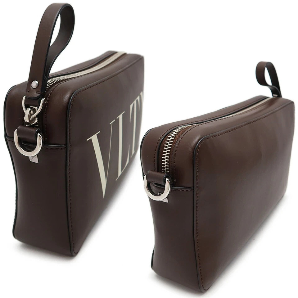 VALENTINO GARAVANI ブラウン レザー XY2B0704 Valentino Garavani 1Y2B0704WJW Leather Crossbody Bag Brown