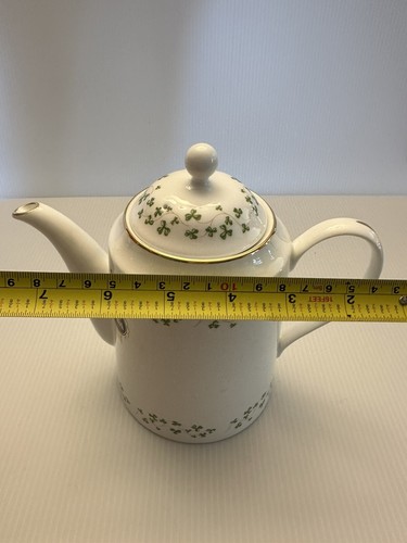 ROYAL TARA TRÉBOL ENREJADO IRLANDÉS CUATRO HOJAS TRÉBOL CAFÉ/TETERA AÑOS 90’S 4 TAZAS - Imagen 8 de 14