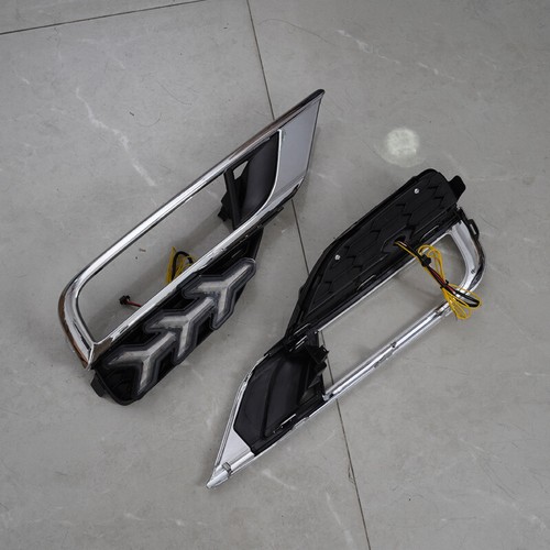 Par de luces antiniebla LED DRL parachoques delantero lámpara dirección para Honda CRV CR-V 2015-2016 - Imagen 13 de 15