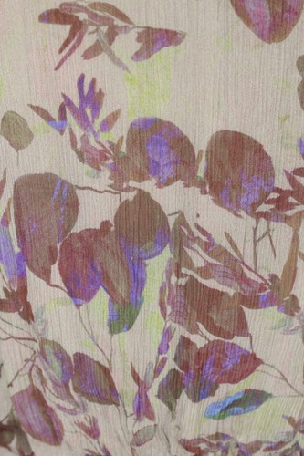 Soft Surroundings Sorcha Maxi Dress size 18 Chiffon Floral Crinkle Long Sleeve - Picture 9 of 20