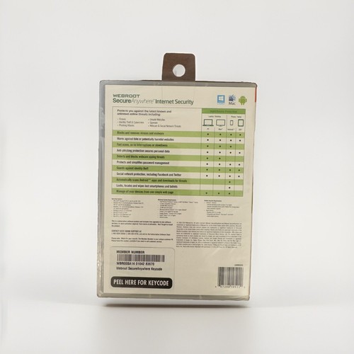 WEBROOT SecureAnywhere Internet Security PLUS - 3 Devices / 1 Year Subscr - Afbeelding 5 van 9