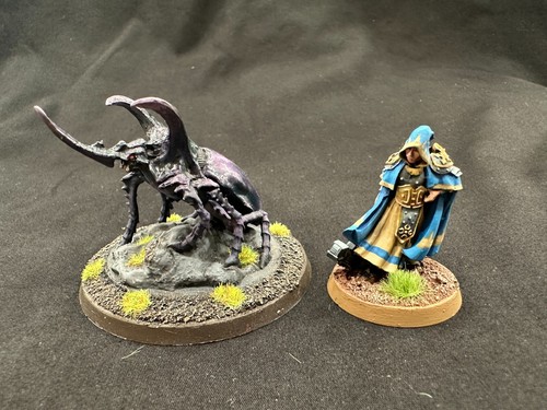 Riesiger Nashorn Käfer bemalt Sensenmann Miniatur Monster 5e AD&D - Bild 5 von 5