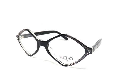 Renato Zero Frames for Eyeglasses Black Copyright R01V Woman Italy - Picture 5 of 5