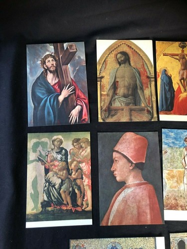 VINTAGE 14 MIXED LOT PRAYER HOLY CARDS RELIGIOUS CATHOLIC  - Picture 2 of 12