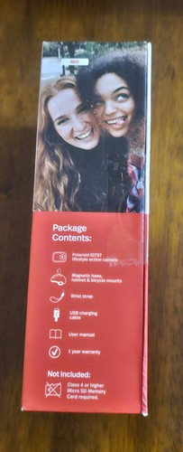 POLAROID iD757 Lifestyle Digital Action Waterproof HD Recording RED Camera - Picture 2 of 9