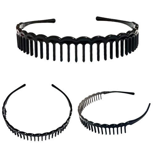 BANDAS DENTADAS PARA EL CABELLO EN ZIG ZAG PARA MUJERES DIADEMA CINTAS PARA EL CABELLO BANDAS DEPORTIVAS ALICIA UK - Imagen 5 de 21