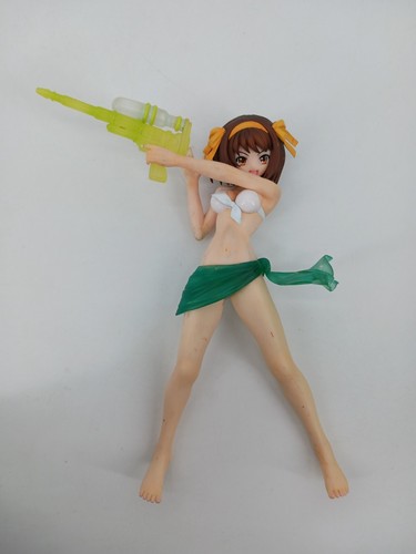 Suzumiya Haruhi Swim Suit Version 1/7 Figure From Japan in Used GOOD CONDITION
