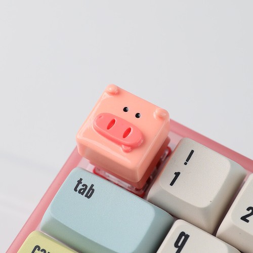Personalized Keycap Cute Duck Pig Keycaps Gaming Mechanical Keyboard Keycap - Afbeelding 2 van 9
