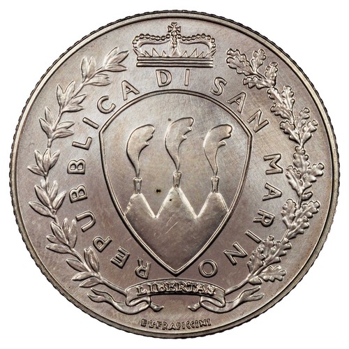 San Marino - 5 Euro 2003 - Unabhängigkeit Toleranz und Freiheit - Silber - KM.452 - Bild 1 von 2