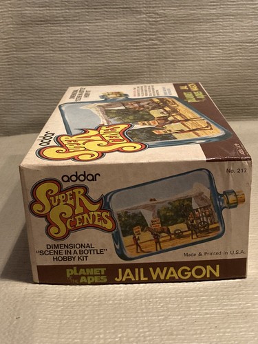 Addar Super Scenes Planet Of The Apes - Jail Wagon Scene Model Kit - Open!! - Picture 5 of 18