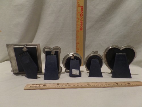 "SEAGULL" PEWTER LOT OF 5 VTG PICTURE FRAMES 1994 - Picture 8 of 9