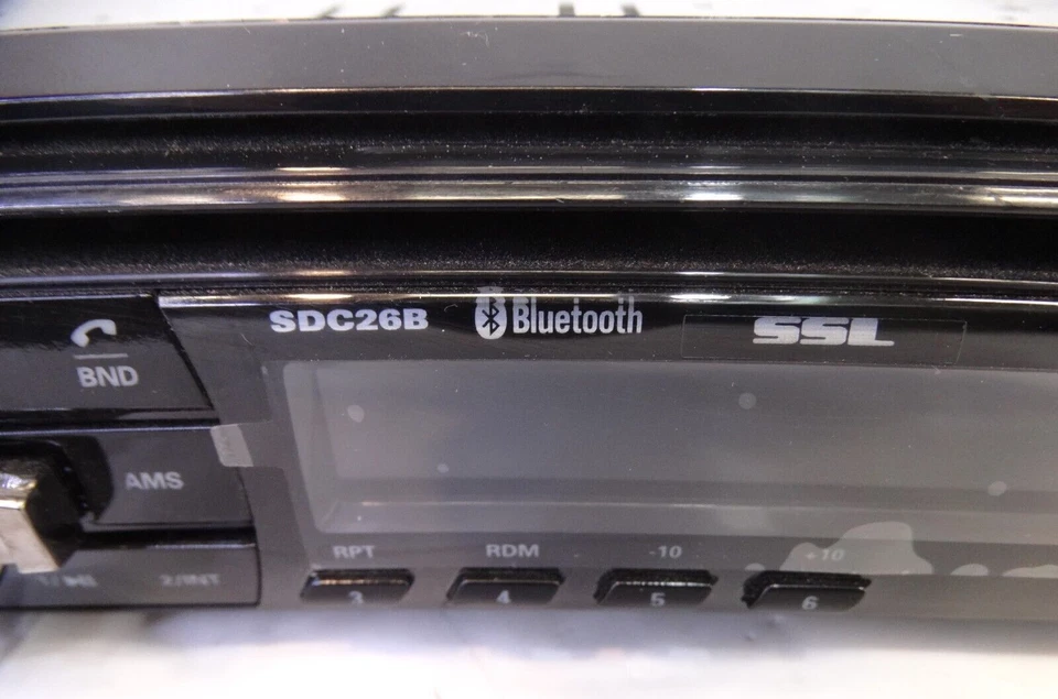 SOUND STORM SDC26B Reproductor de CD estéreo para automóvil en tablero Bluetooth AUX USB, 50W X 4 canales Foto 2 de 4