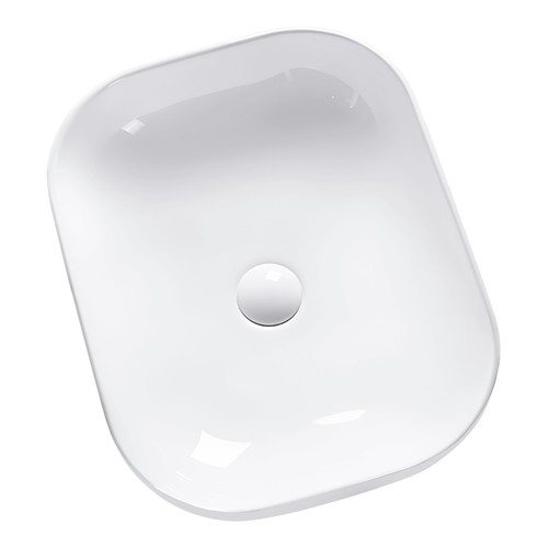 Bathroom Ceramic Basin Vanity Bowl Sink Counter Top High Gloss White Round Oval - Picture 46 of 77