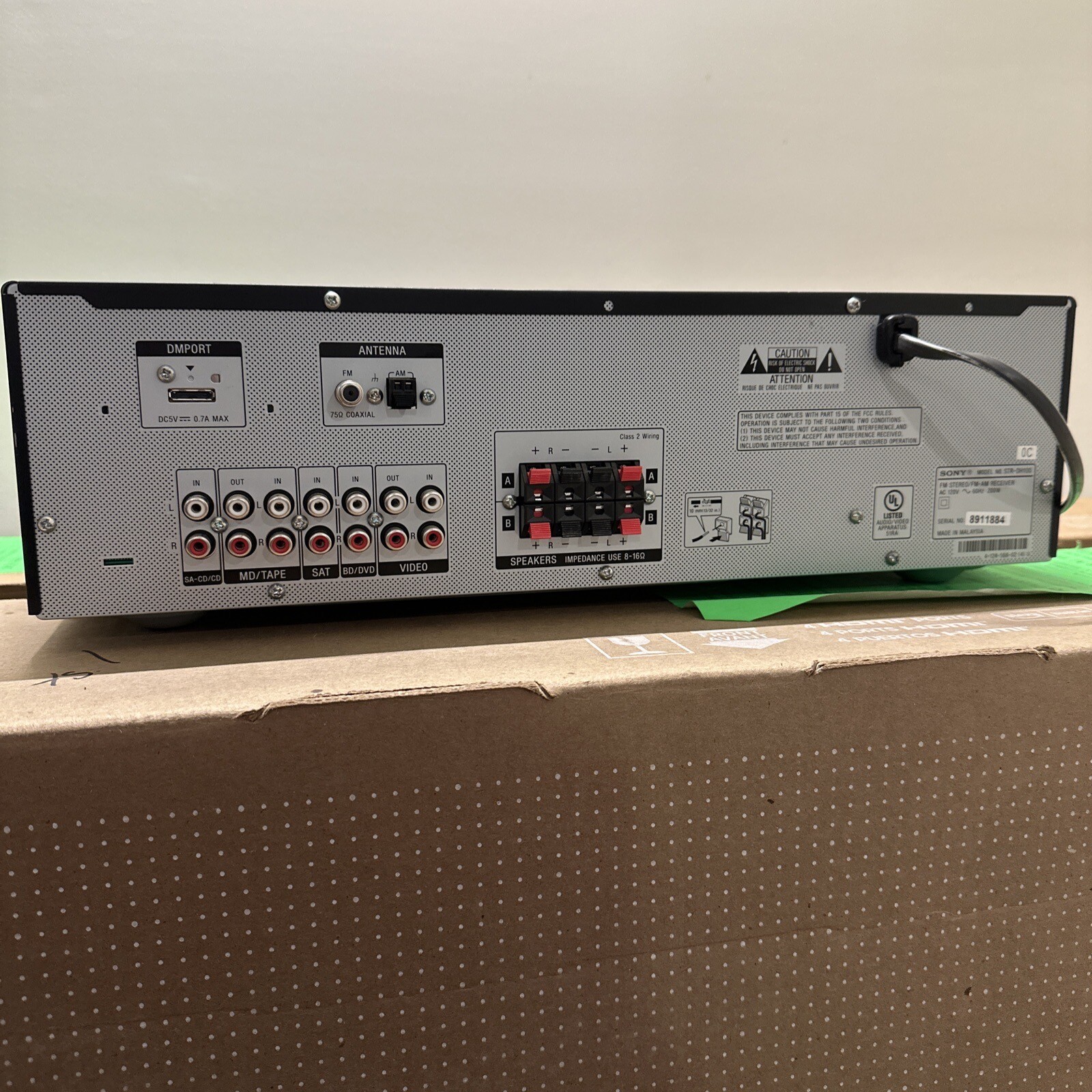 Sony STR STRDH130 2 Channel 100 Watt Receiver Used In Working