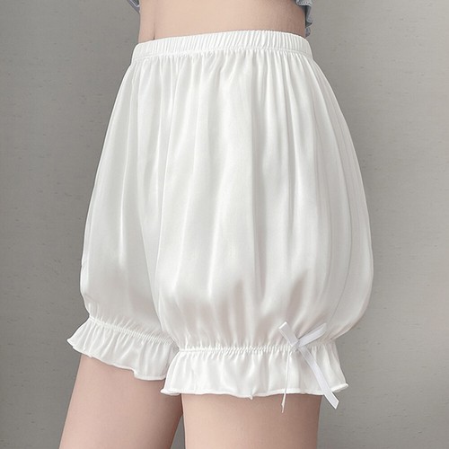 Women Safety Shorts Lolita Pumpkin Bloomers Under Pants Casual Shorts Panties US - Picture 22 of 45