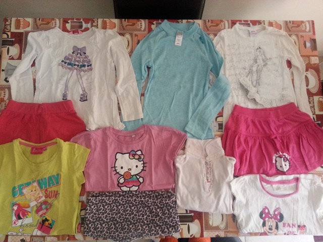 lotto 432 stock 10 pezzi abbigliamento bimba bambina 4-5 Anni lotto 432 stock 10 pezzi abbigliamento bimba bambina 4-5 Anni