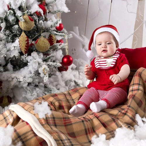 ESINO Christmas Fake Snow Decor Fiber Artificial Snow Cotton Snow Fluffy Indo... - Picture 5 of 7