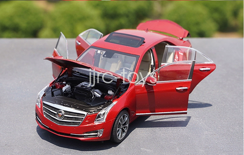 1/18 CADILLAC ATS-L Diecast Metal Model Car Toys Collection Display Red In Box - Picture 5 of 16