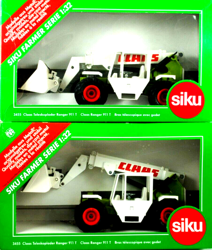 1:32 SIKU 3455 CLAAS RANGER 911 T Telescopic FARM LOADER w BUCKET MINT in Box B - Picture 12 of 12