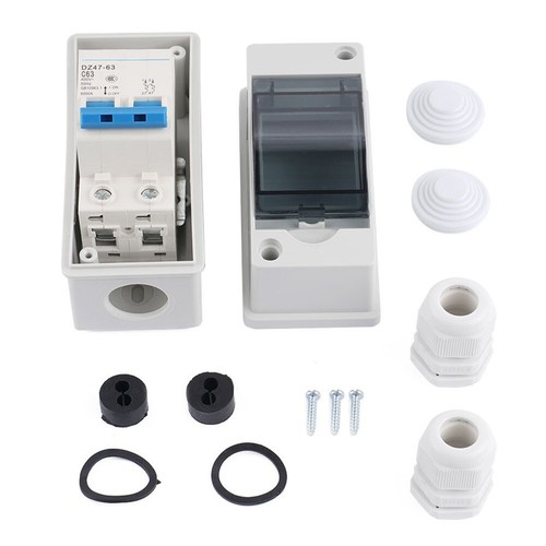Waterproof Junction Box with AC Circuit Breaker Switch for Outdoor Use - Picture 41 of 43