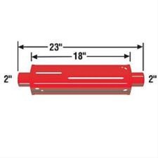 Cherry Bomb Hot Rod Mufflers CHERRY BOMB 87886CB HOT ROD TRADITIONAL GLASSPACK  MUFFLER  4" RED CHERRYBOMB