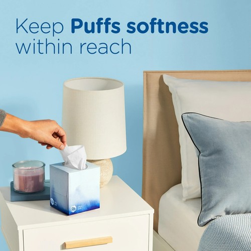 Puffs Ultra Soft Non-Lotion Facial Tissues, 4 Mega Cube Boxes,72 Tissues per Box - Picture 7 of 11