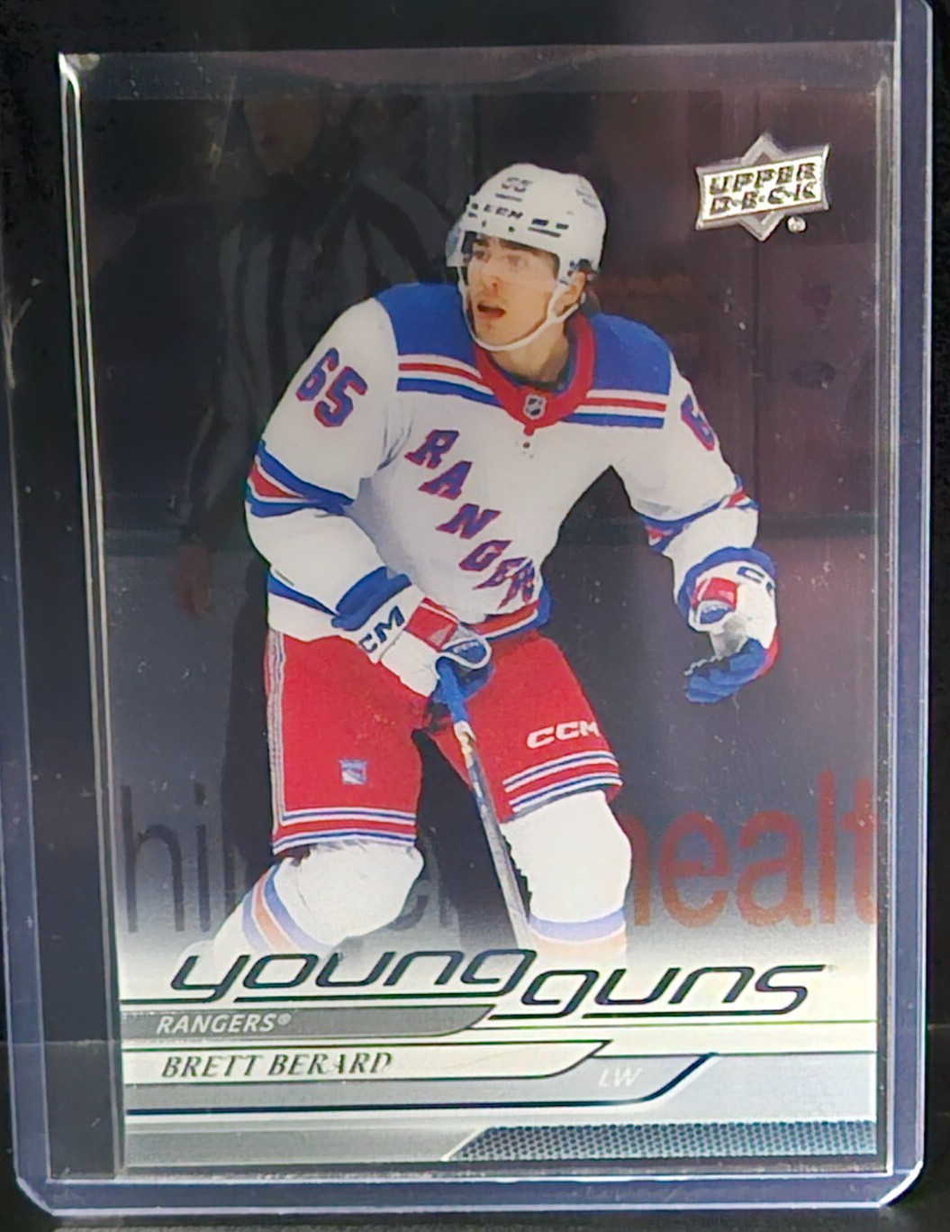 2024-25 UD EXTENDED CLEAR CUT YOUNG GUNS YG RC #705 BRETT BERARD