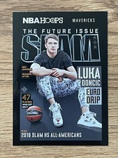 2020-21 Panini Hoops Luka Doncic #5 Slam Insert Silver Foil