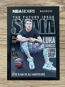 2020-21 Panini Hoops Luka Doncic #5 Slam Insert Silver Foil