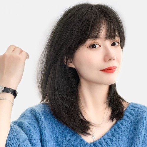 Fringe 3D Air Bangs Wig Straight Bangs Synthetic Hairpiece Front Neat Bang - Zdjęcie 8 z 16