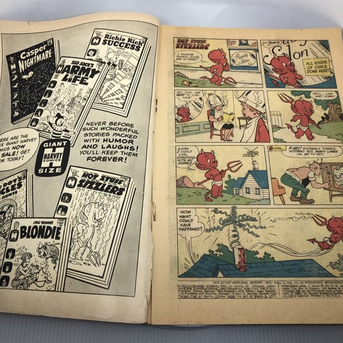 HOT STUFF SIZZLERS #21 HARVEY GIANT SIZE SILVER AGE COUSIN GLOWY Rocky Bullwinkl - Picture 5 of 24