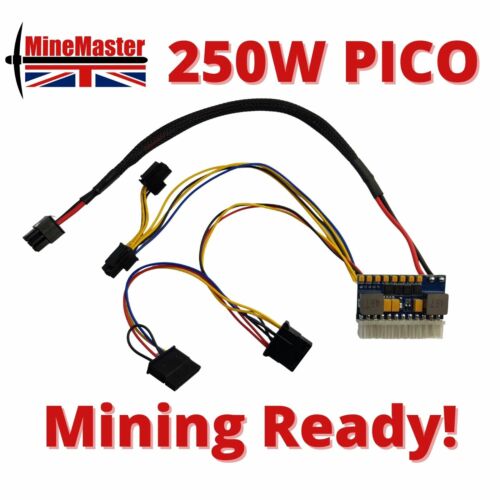 250W PICO 12v 24pin PSU - PCI-E 6PIN for Server PSU Breakout - GPU Mining Crypto - 第 1/8 張圖片