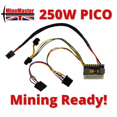 250W PICO 12v 24pin PSU - PCI-E 6PIN para ruptura de PSU de servidor - GPU minería criptográfica - Imagen 1 de 8